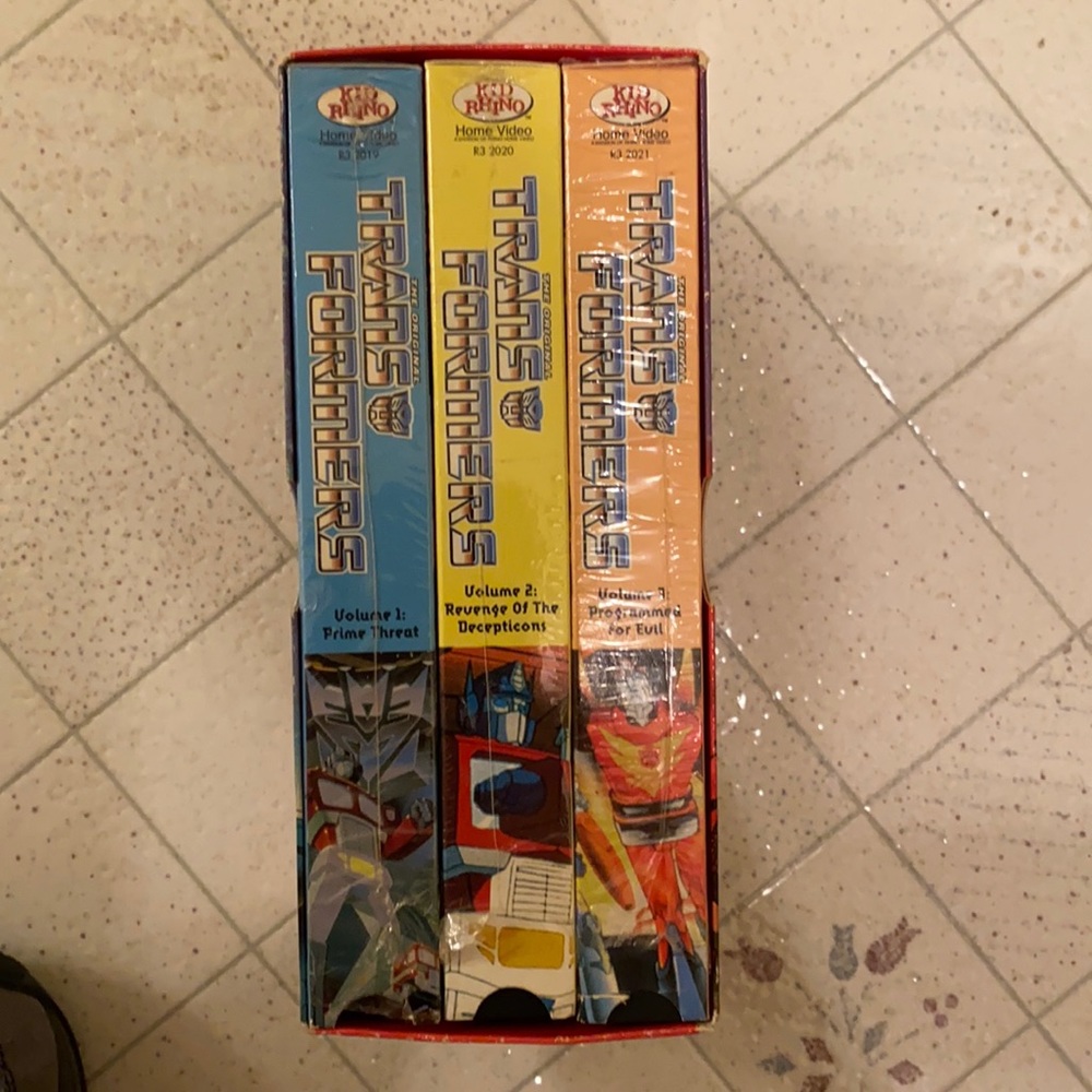 The original Transformers on VHS